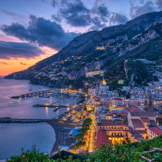 Amalfi in Costiera Amalfitana, Salerno, Campania, Italia