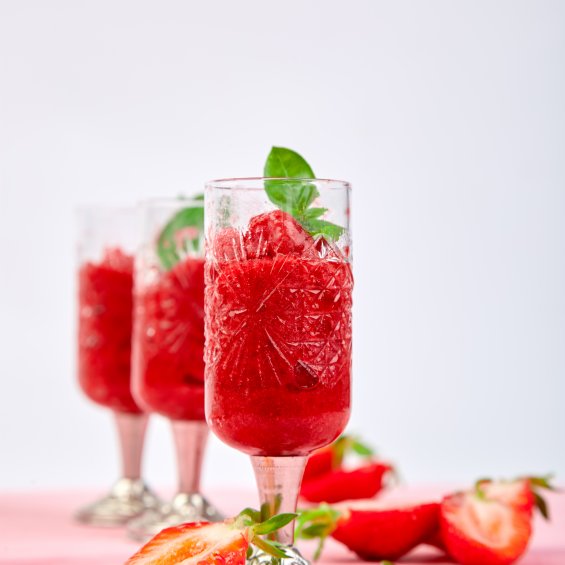 Granita alla fragola